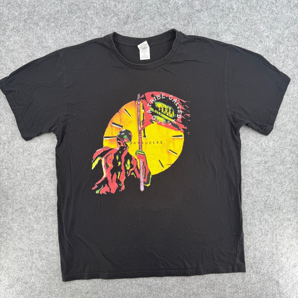 Vintage Tribe Called Quest T-Shirt Black Midnight Marauders Mens XL A T